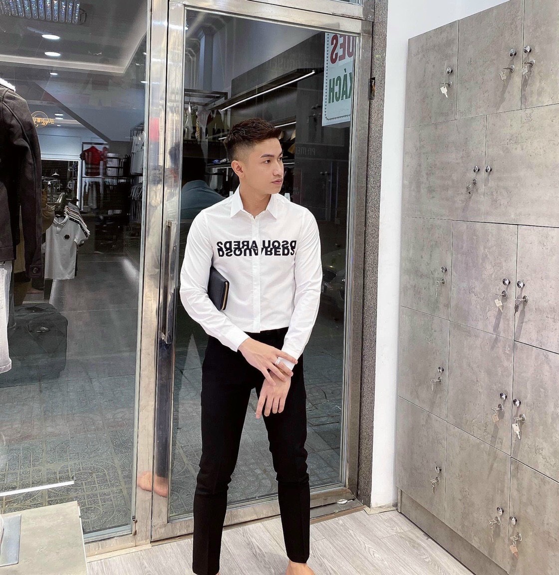 [HCM]ÁO SƠ MI NAM  LỤA TRƠN KHÔNG NHĂN HÀNG QCCC.