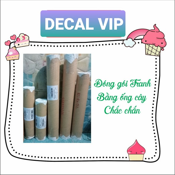 tranh 3d dán hồ cá  DECAL VIP- IN THEO KÍCH THƯỚC HỒ ( tranh lưng )