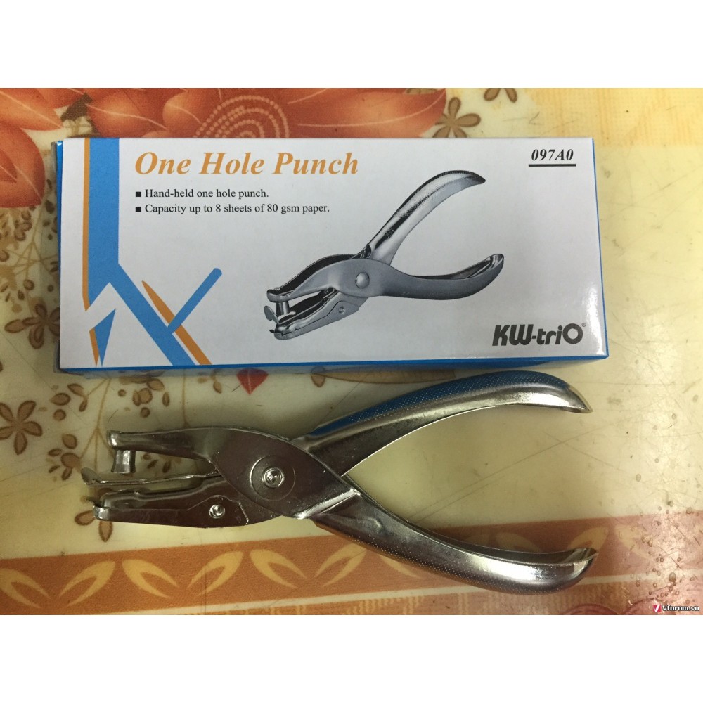 [HCM]Kìm bấm 1 lỗ KW TriO 097A0 - One Hole Punch 097AO bấm lỗ tròn 6mm