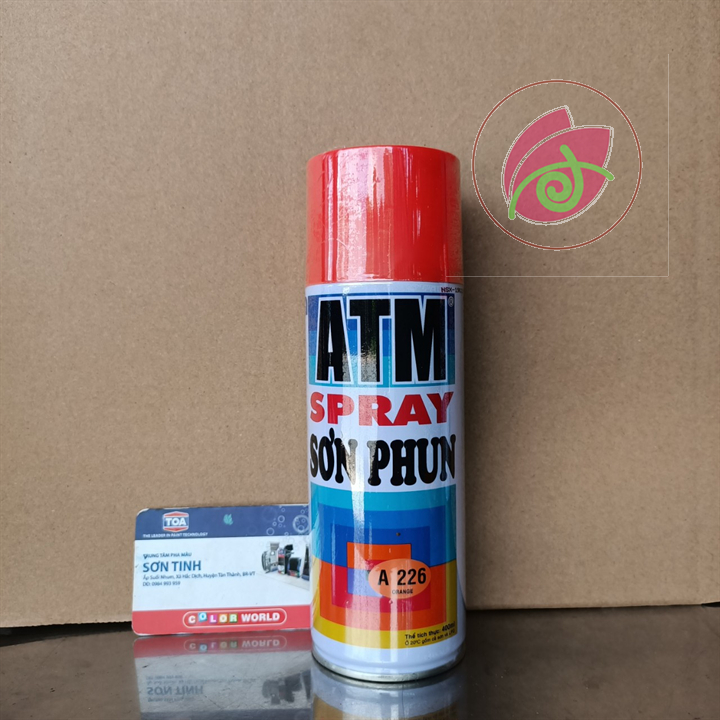 SƠN XỊT MÀU CAM ORANGE a226 (ATM hoặc WIN) hoặc RED FOX - 1 chai