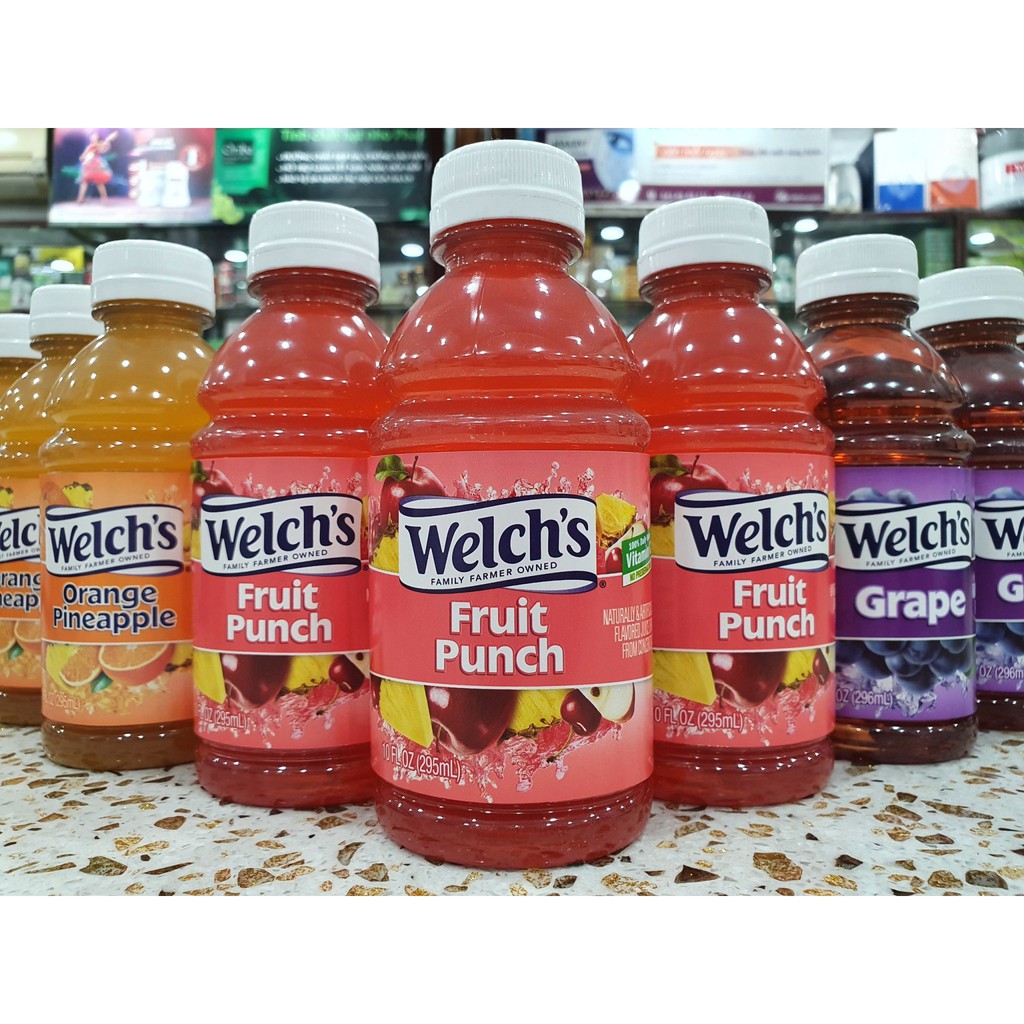 [HCM]Nước ép trái cây WELCHS chai 296ml