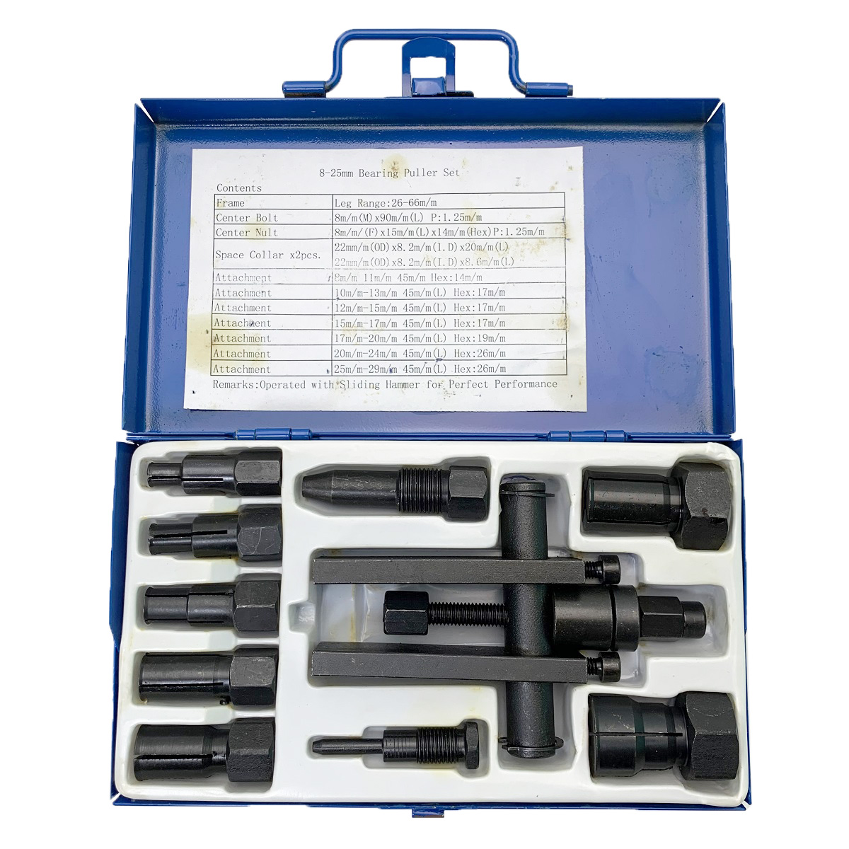 Bộ Cảo Bạc Đạn Chữ H Từ 8mm-25mm (Cảo Chữ H, Vam Cảo Bạc Đạn)