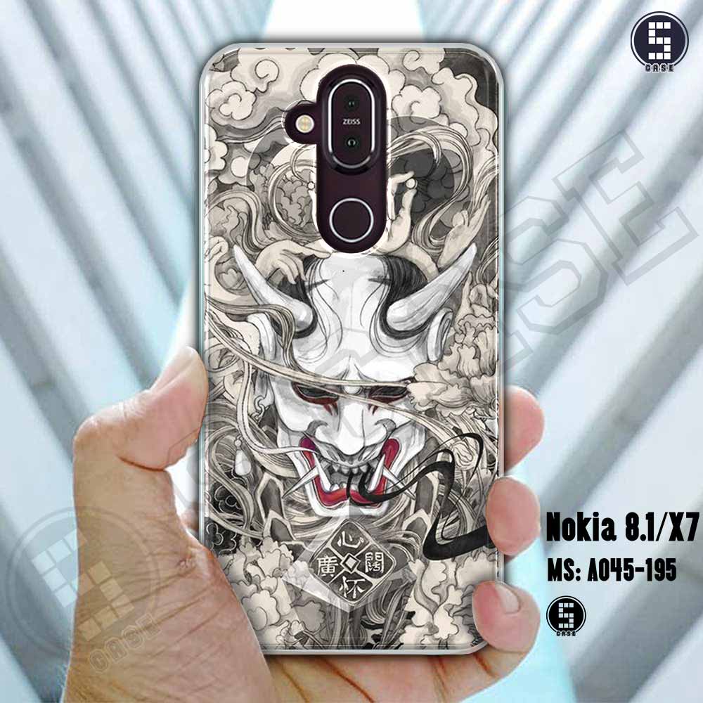 Ốp cho Nokia 8.1 / Nokia X7 hình Quỷ Nhật 3 A045-195