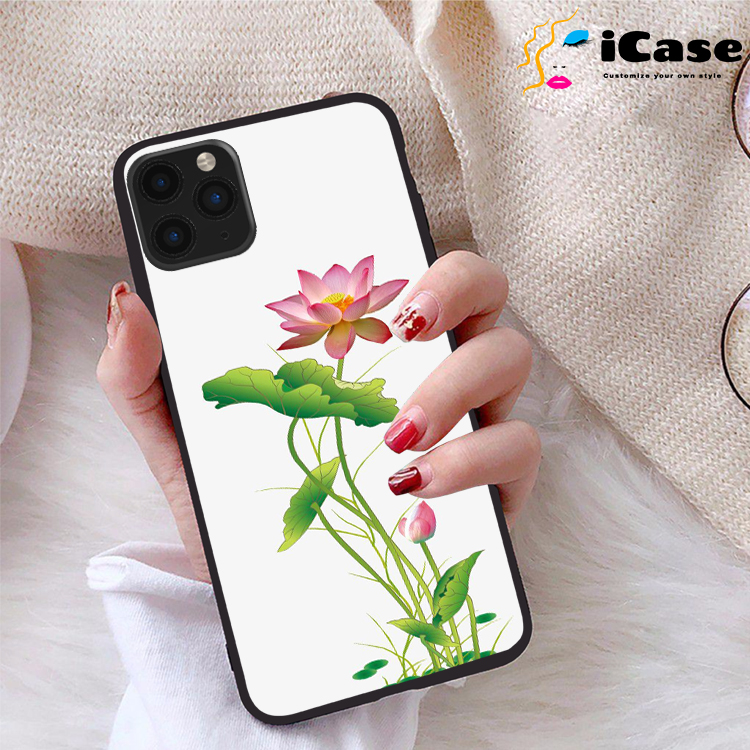Ốp lưng iPhone 11 Pro Max viền dẻo TPU BST Sen
