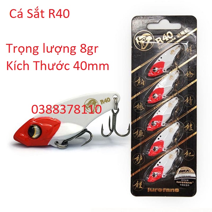 Mồi Giả Cá Sắt R40 - CS40