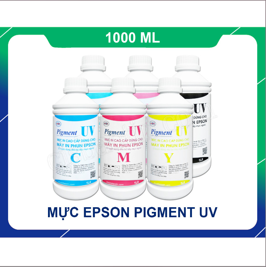 [HCM]MỰC IN PHUN EPSON- MỰC IN PIGMENT UV- LÍT