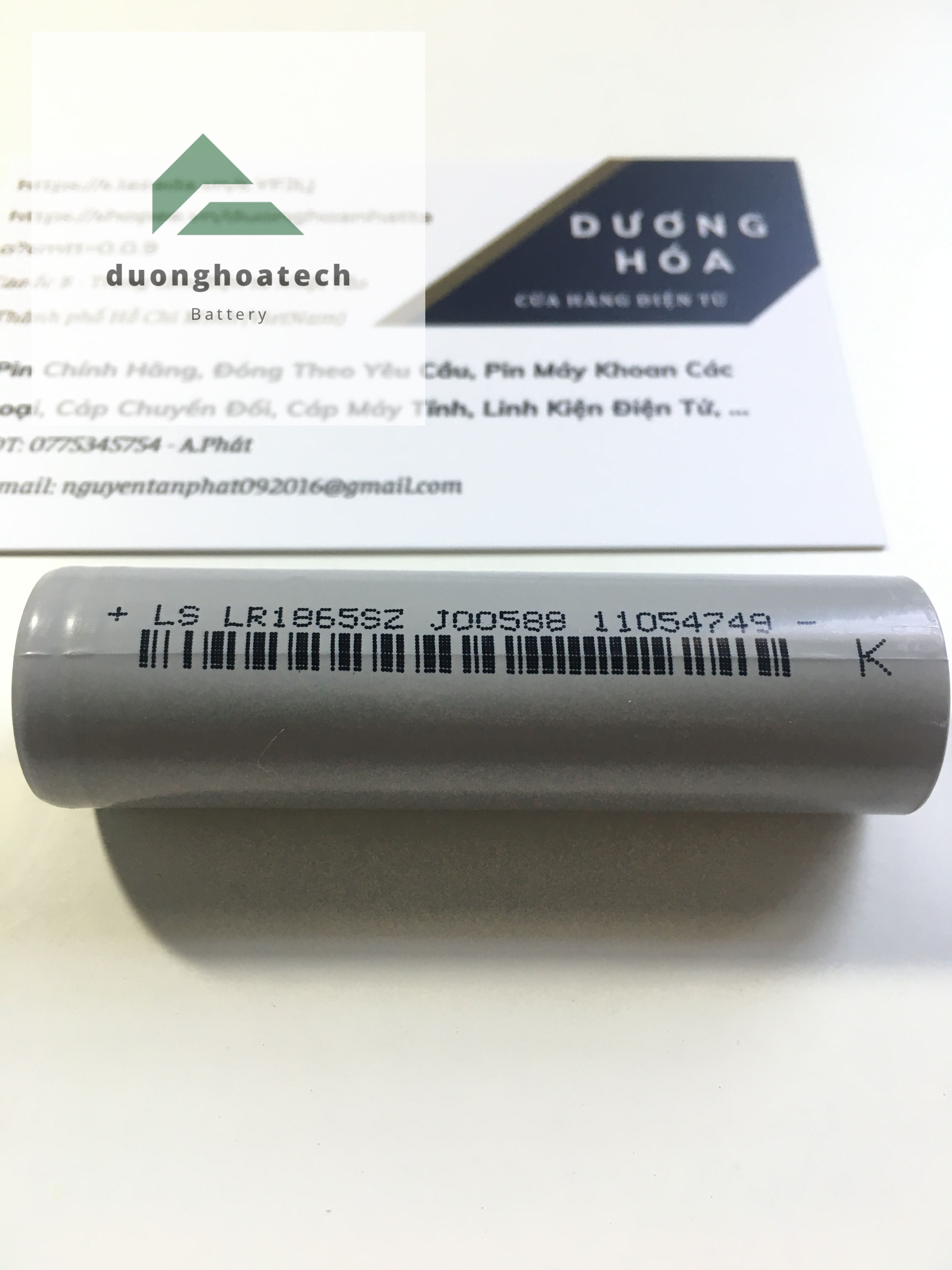 [HCM]Cell Pin 3.7V 18650 Lishen Xám 2600 mAh - 10C (Dòng Xả 20A)