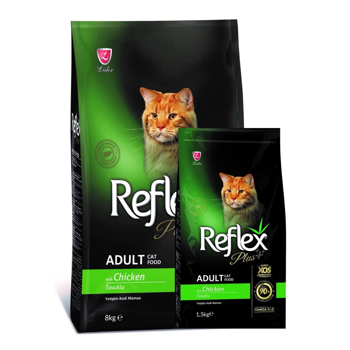 Hạt Thức Ăn Cho Mèo Mọi Lứa Tuổi Reflex Plus - 8KG - Vị Gà - Nôngtrạithúcưng.com