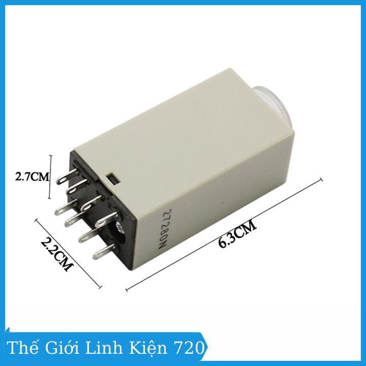 Relay Thời Gian Timer Omron H3Y-2 8P 220V