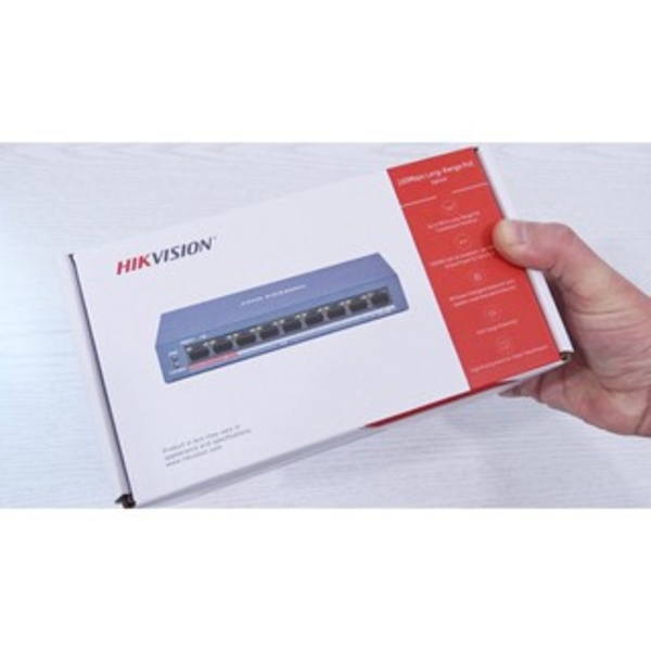 Switch mạng 9 cổng POE HIKVISION, chuyên cho camera DS-3E0109P-E/M 0109 (Chính hãng)