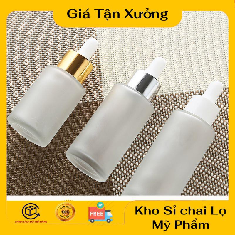 [Combo 3sp]  [20ml/30ml/50ml] Lọ chiết tinh dầu Thủy tinh mờ đựng serum