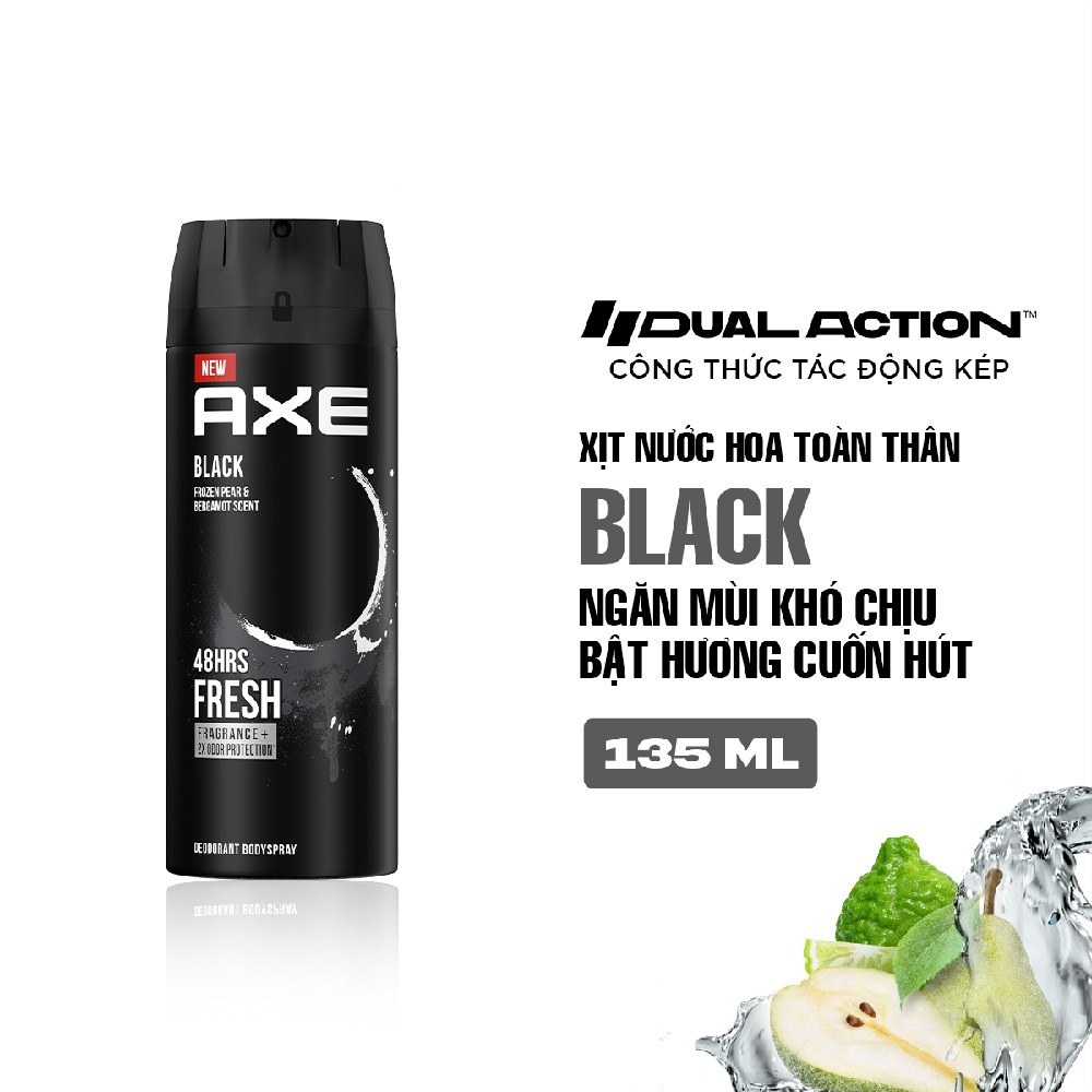 - xịt khử mùi toàn thân cho nam axe 135ml