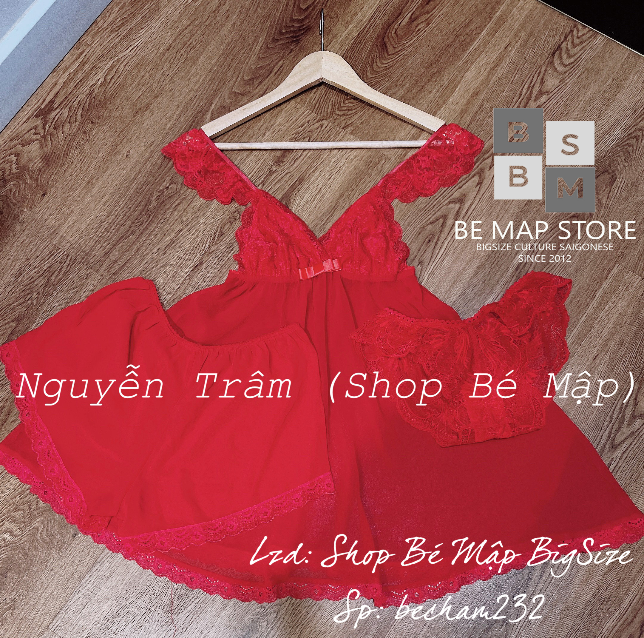 Set Bộ Ngủ Sexy 3 Món BigSize 50-75Kg [Hình Thật Chính Chủ]