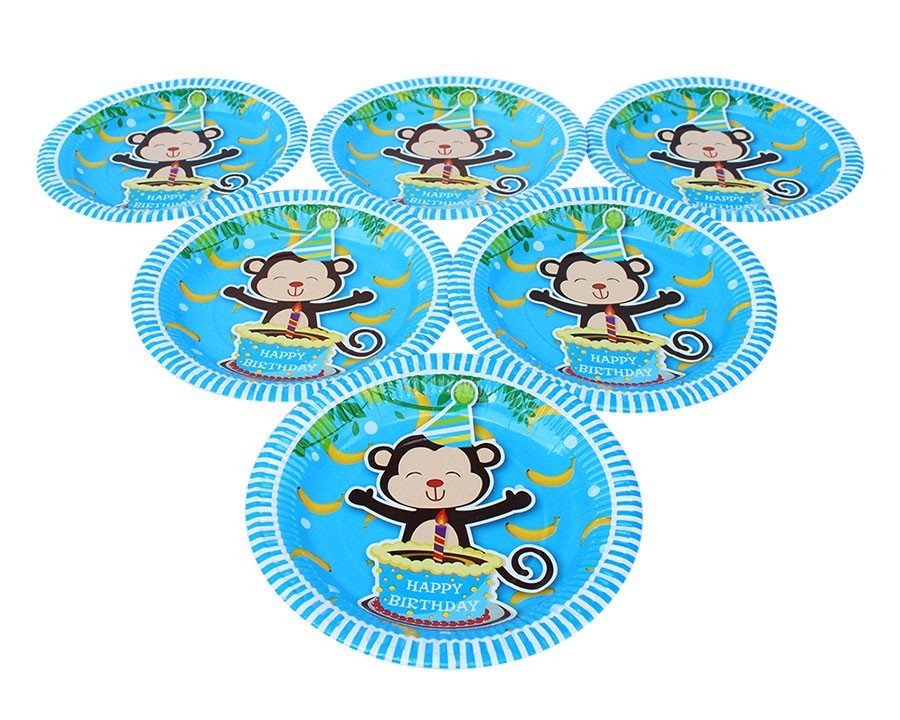 [HCM]Bộ 6 đĩa giấy trang trí sinh nhật