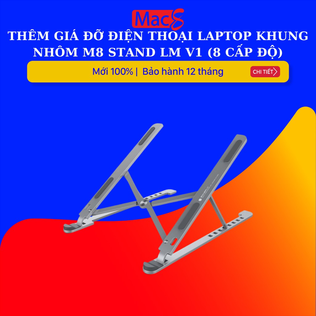 Giá đỡ Laptop HyperWork L2 - Khung nhôm 8 cấp độ