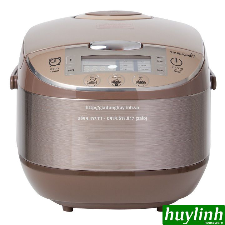 [HCM]Nồi cơm điện tử TrueHome TR-18DE017(G) - 1.8 lít