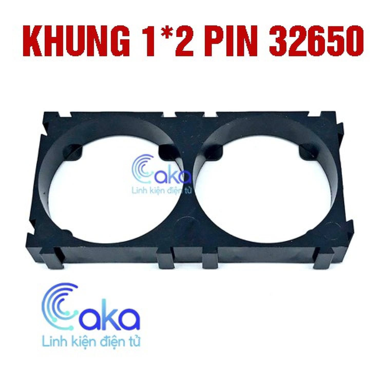 Khung ɡhép đế pin 32650