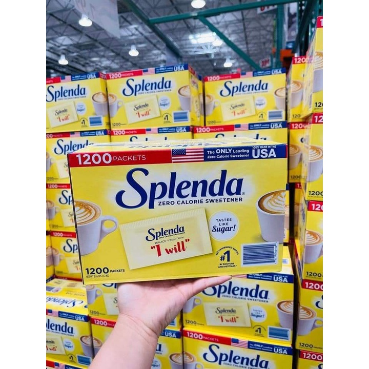 100 gói đường ăn kiêng Splenda Mỹ