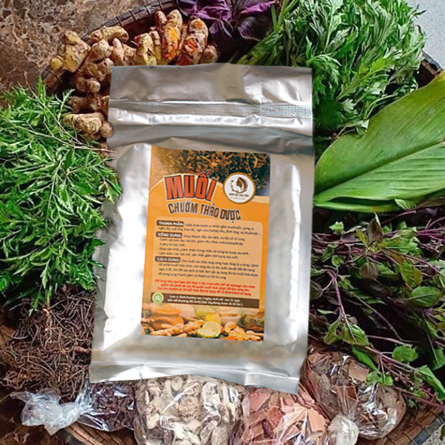 Muối thảo dược quấn bụng, giảm eo  1KG (Loại đặc biệt)