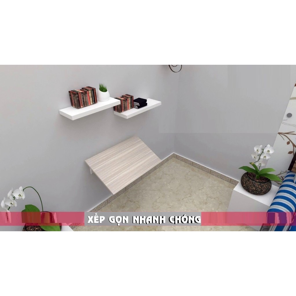 Bàn gấp treo tường thông minh