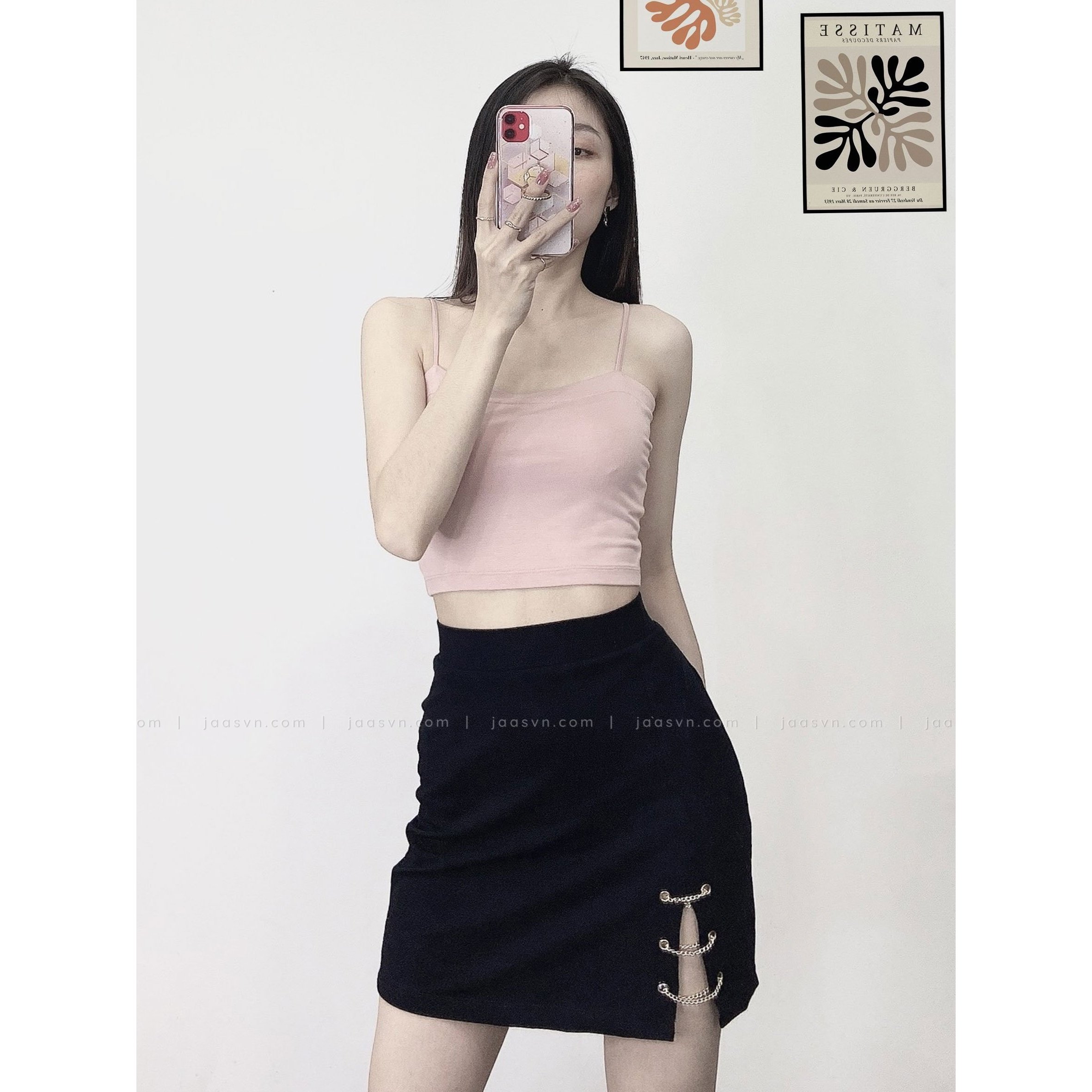 [HCM]Áo hai dây sợi bún thun cotton cao cấp