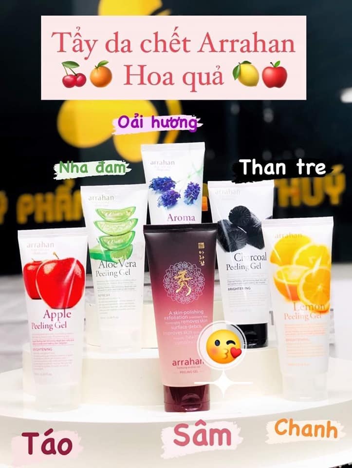 Tẩy tế bào chết  arrahan hàn quốc