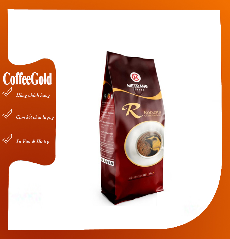 Cà phê robusta - mê trang - túi bột 500g - cà phê nguyên chất