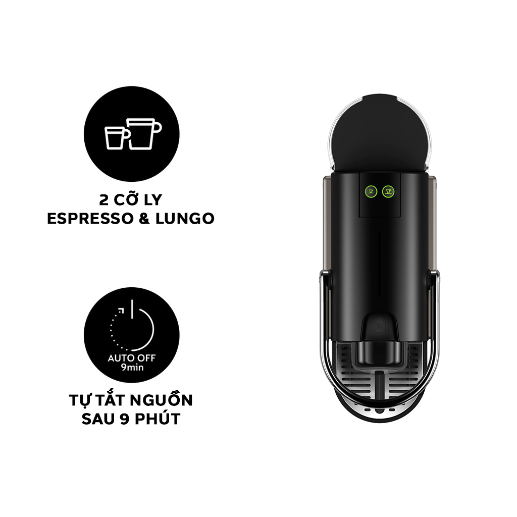 Nespresso Pixie Coffee Capsule Machine - Titan
