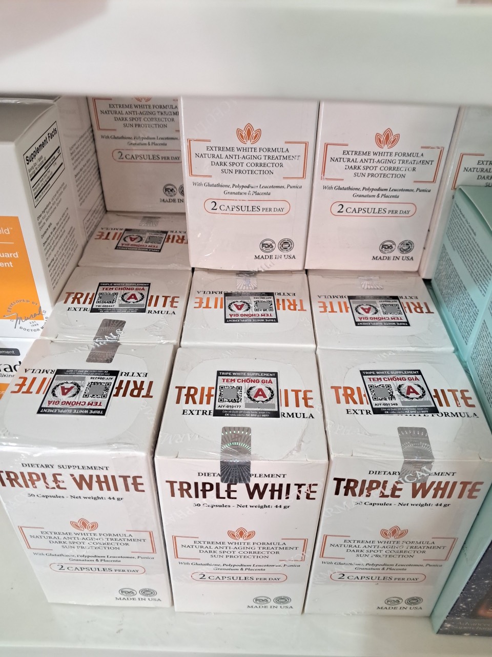 Viên Uống Trắng Da Dietary Supplement Triple White