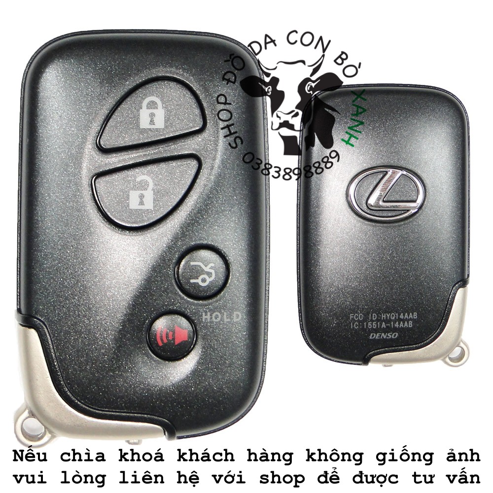 Bao Da Chìa Khoá Lexus Handmade Da (Lexus Rx, Gx, Lx, Es...) 001