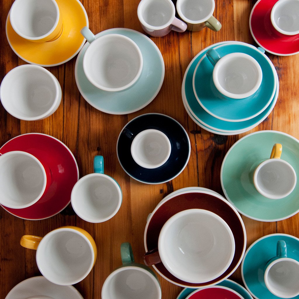 Ly Cà Phê Egg 200ml Espresso Cup & Saucer (Màu Cơ Bản) - Loveramics