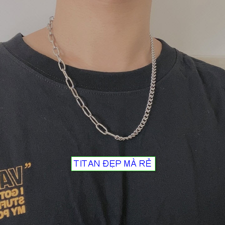 Eye pendant chain male titanium wire type 2 eyelets-commitment 1 Đổi 1 if rust