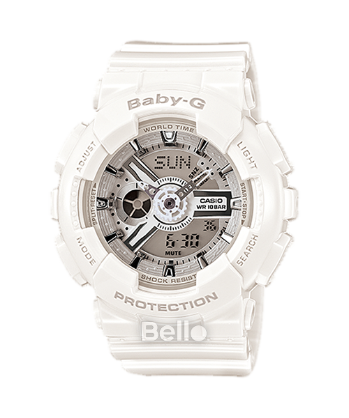 Đồng hồ Casio Baby-G Nữ BA-110-7A3 chính hãng chống va đập, chống nước 100m - Bảo hành 5 năm - Pin trọn đời