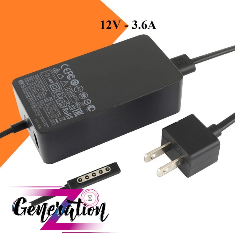 Bộ sạc adapter microsoft 12v- 3.6a
