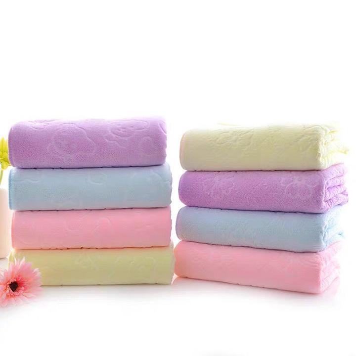 Khăn tắm xuất nhật cao cấp, lông mền mại, sợi vải siêu mền mịn, thấm nước cực tốt ( kích thước 140cmx70cm) giao nhiều màu khác nhau