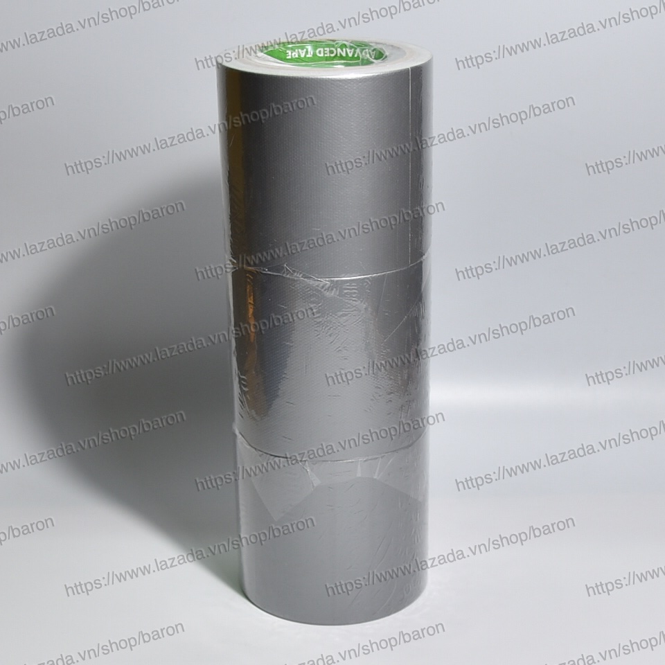 [HCM]1 Cây (3 Khoanh) Băng Keo Bố (Vải) XÁM 1 Mặt 10F