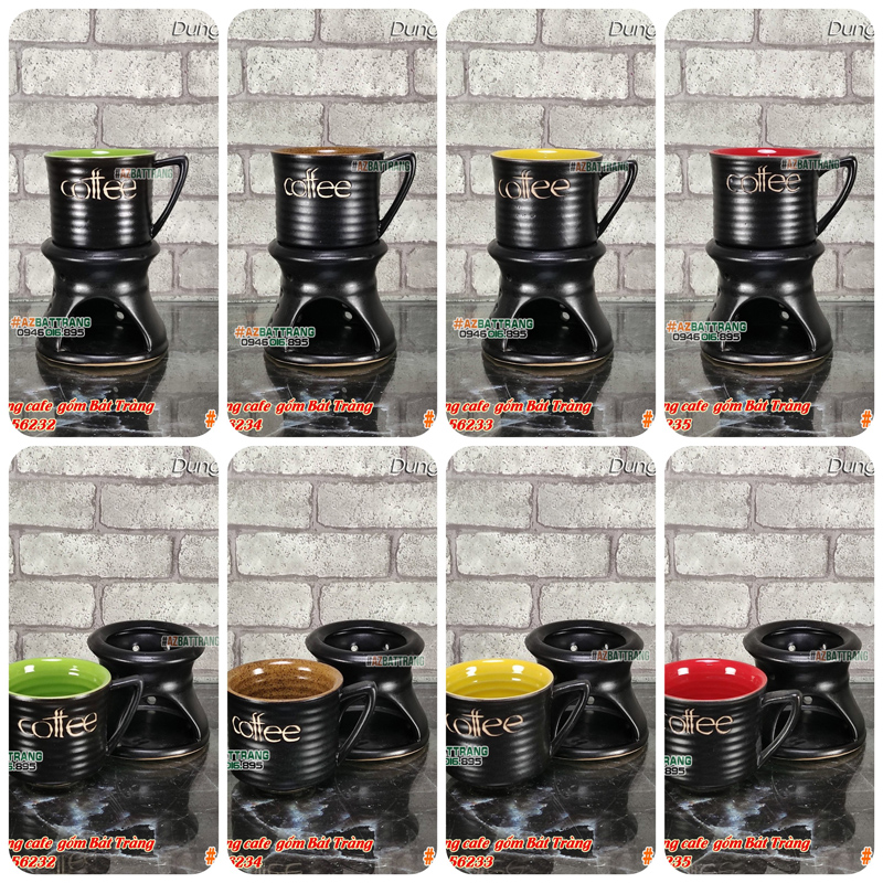 [150ml] Bếp đun hâm nóng cafe Gốm Bát Tràng