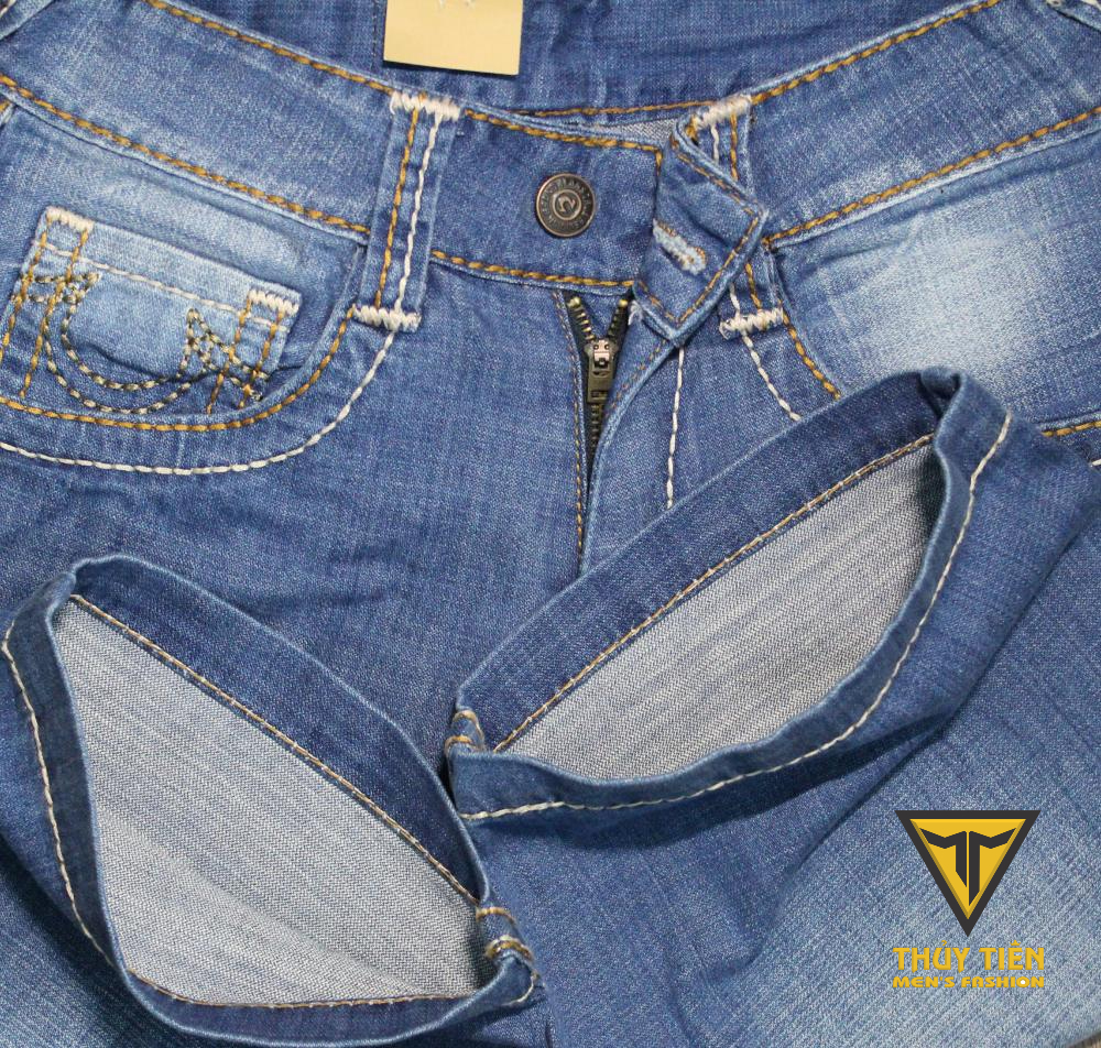 Quần short jeans ông Địa - True Religion
