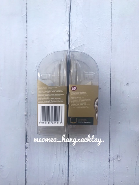 [HCM]Núm ty thay thế bình sữa Tommee Tippee Close to Natural