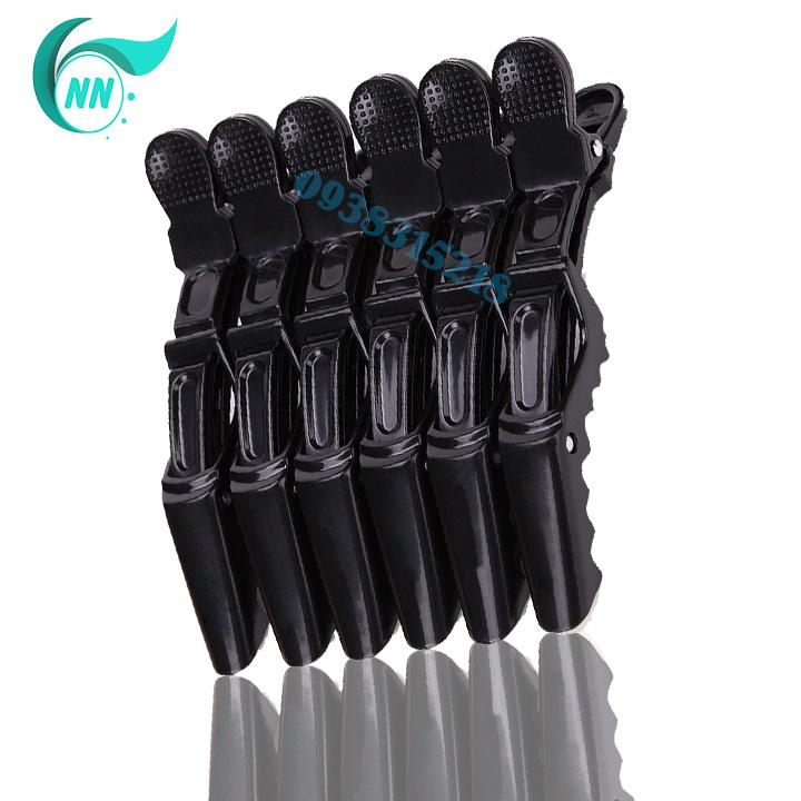 Bộ 6 Kẹp cá sấu chia tóc ( vàng )