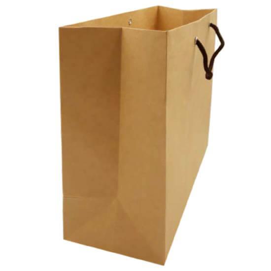 Combo 100 Túi giấy kraft trơn KT06 (KT: 26 x 36 x 13 cm)