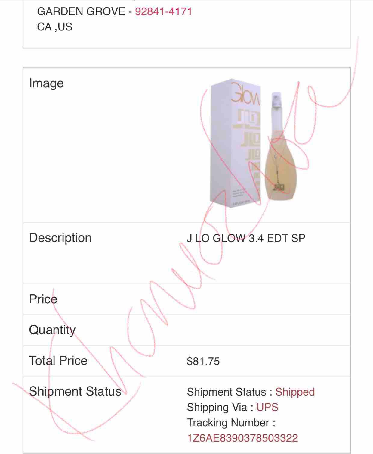 [HCM]Nước hoa nữ Glow 100ml - Jennifer Lopez