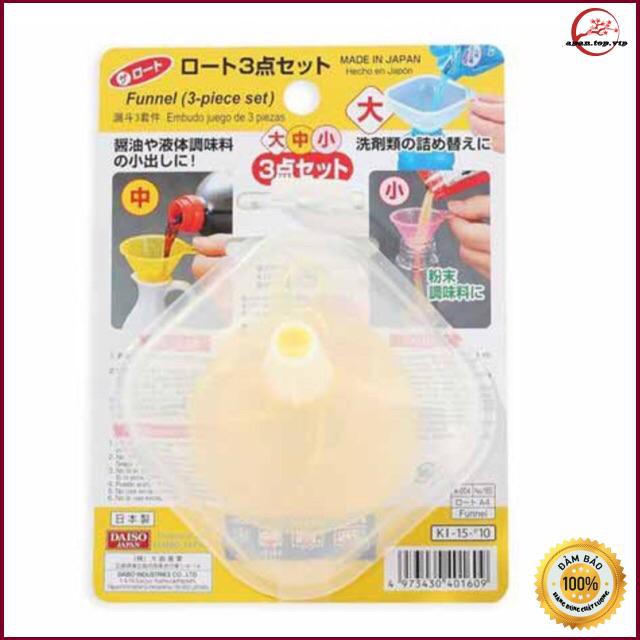 [HCM]Set 3 phễu nhựa Nhật Bản Nhật Bản