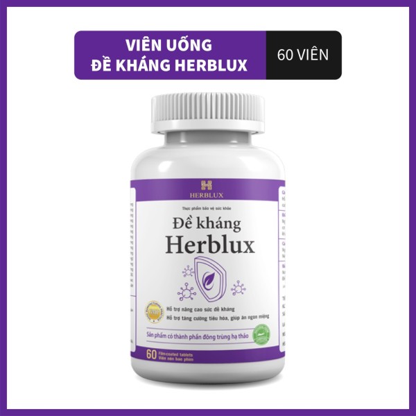 Viên uống tăng cường Đề kháng Herblux tăng cường tiêu hóa, giúp ăn ngon miệng