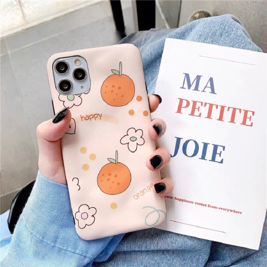 Ốp lưng iphone cao cấp full viền ốp silicon  trái cam dành cho iphone6/ iphone 6 plus/ iphone 7/ iphone 7plus/ iphone 8/ iphone 8plus/ iphone X/ iphone Xs max/ iphone 11/ iphone 11 pro/ iphone 11 pro max