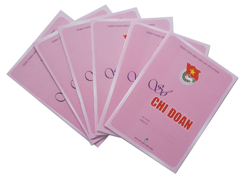 Combo 50 quyển sổ chi đoàn mẫu mới ( màu hồng)