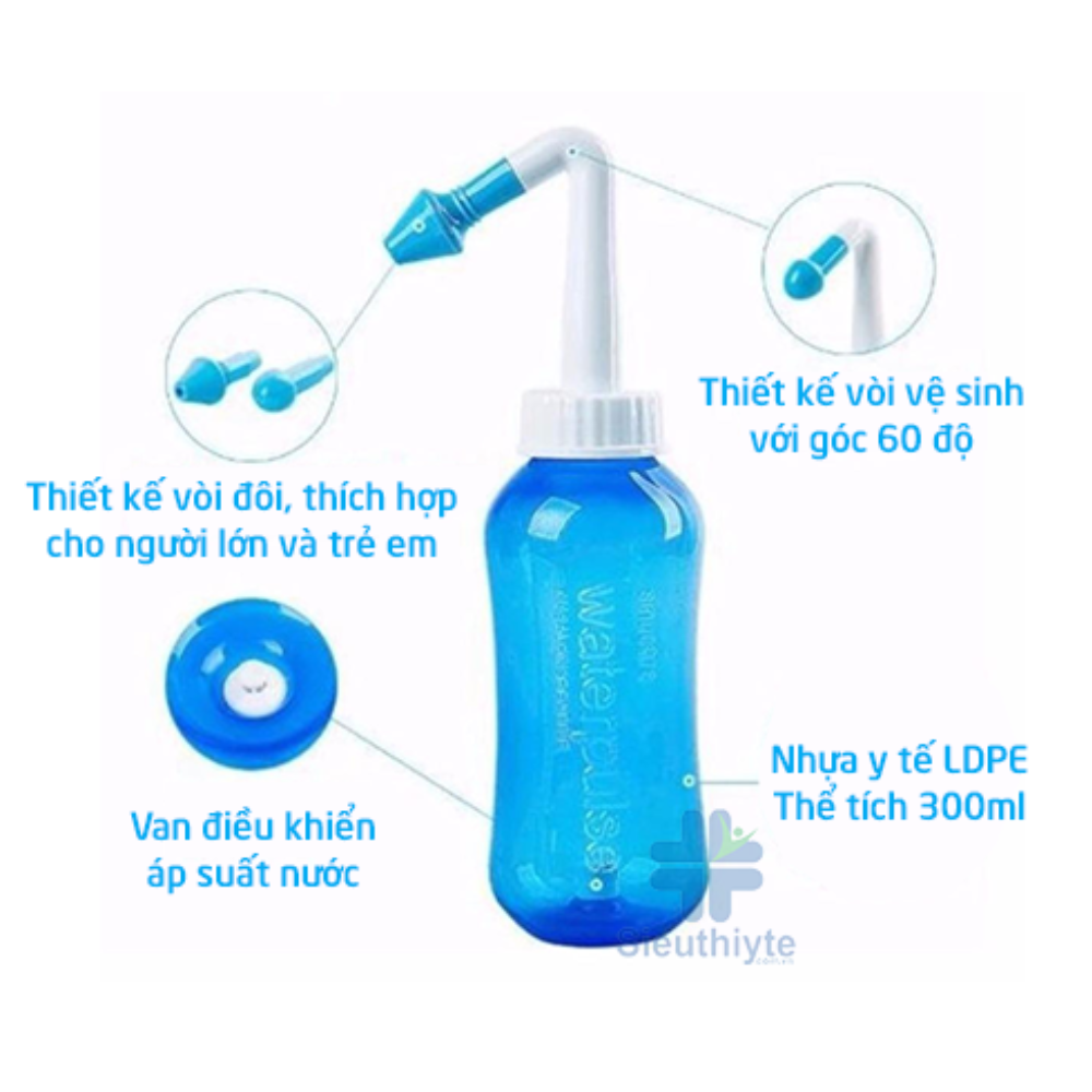 Bình Rửa Mũi Làm Sạch Và Chăm Sóc Mũi Waterpulse YT300