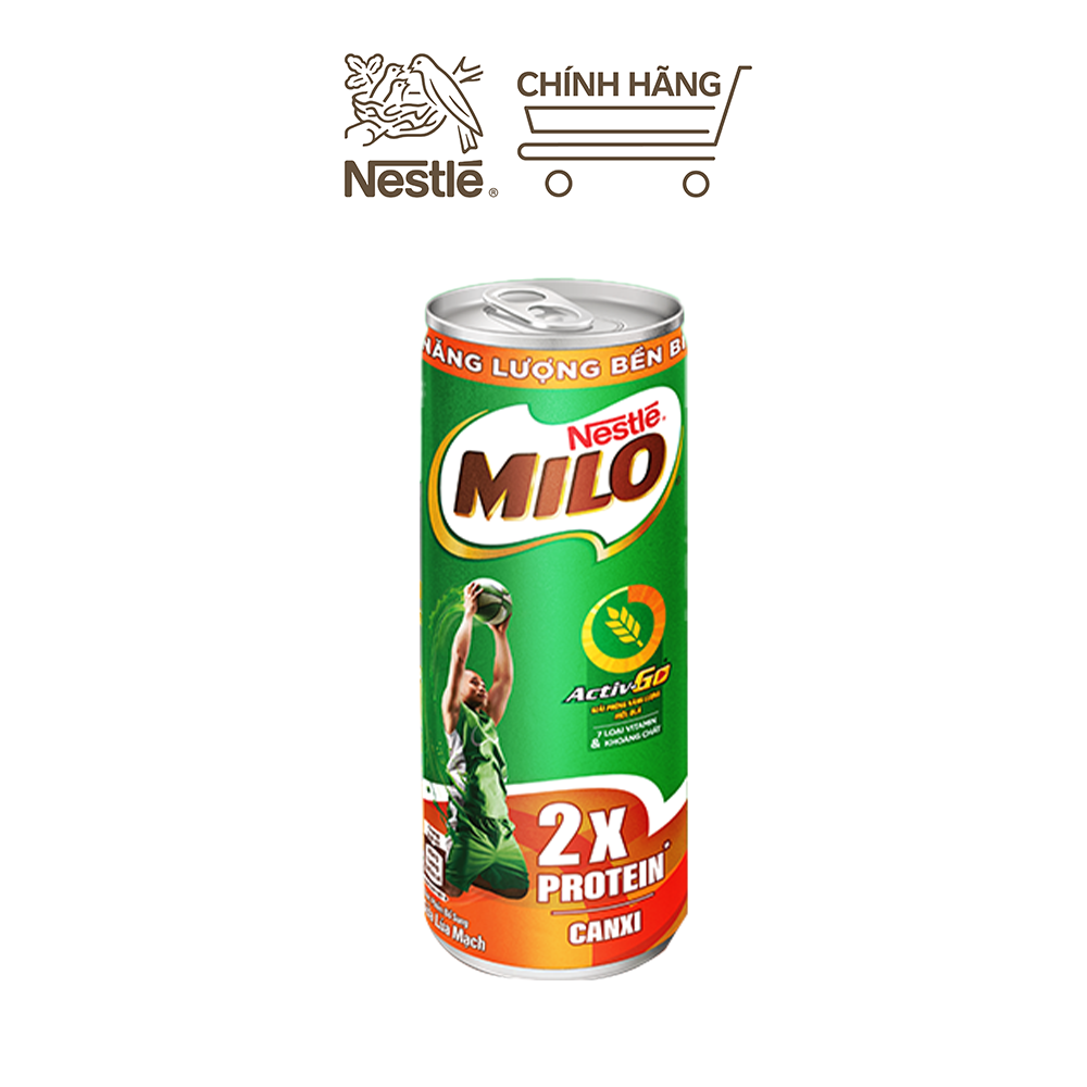 [Nationwide Freeship] Nestlé Barley Milk ®   Milo ®   Cans: 24 Cans X 240 ml (4X6X240Ml)