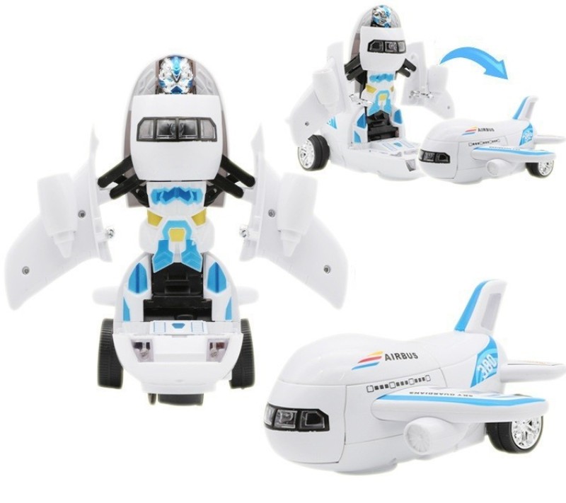 Máy bay biến hình thành robot phát nhạc cho bé