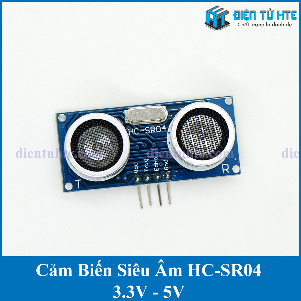 Cảm biến siêu âm HC-SR04 3.3-5VDC